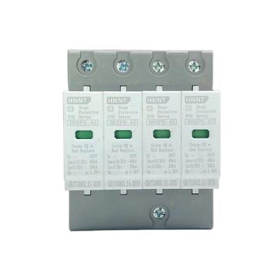 China 2022 Wholesale High Quality Dc Surge Protector T2, G2040Mt-280-4P Surge Protector Device HNSPD-40 1P for sale