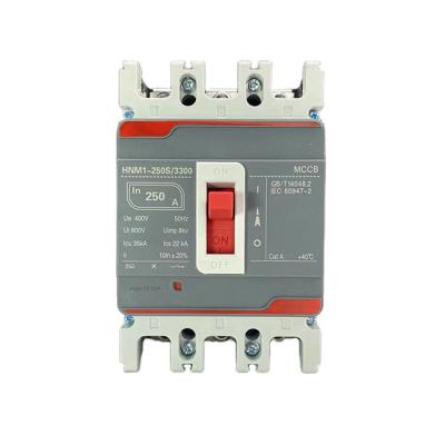 China Thermomagetic Adjustable 4P AC 400V Molded Case Circuit Breaker Parts 35/25KA for sale