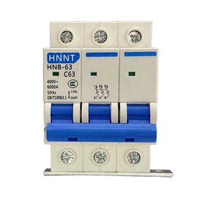 China HNB-63 2P 3A Miniature Circuit Breaker 220-240V 380-415V Professional Miniature Circuit Breaker 1p2p3p4p for sale