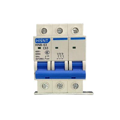 China Wholesale Price Mcb Miniature Circuit Breaker HNB-63 3P 40A Square d Miniature Circuit Breaker 1p2p3p4p for sale