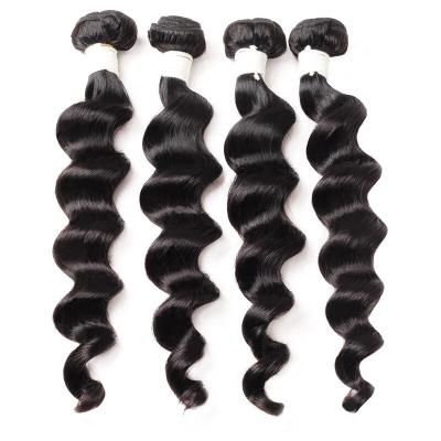 China Virgin Human Hair Deep Bundles Natural Loose Deep Wave Hair Clip In Extensions for sale