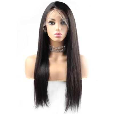 China Silky Straight Lace Front Wigs Straight Wave Hair 13*4 Lace Front Wig 100% Virgin Hair for sale