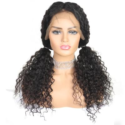 China Curly Curly Hair Mix Lace Front Wigs 13*6 Lace Frontal Wig Deep Curly Wig Storage for sale