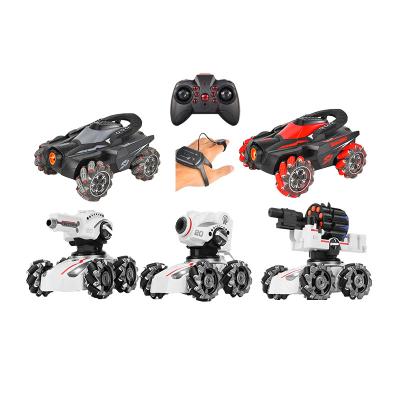 China New Auto Return Gesture-sensing Remote Control Car With Soft Drift Car Rc Car Bubble Launch Water Bomb Remote Control Toys for sale