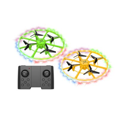 China Pesticide Spraying Luminous Smart Obstacle Avoidance 360 ​​Degree Rolling Children Toy Remote Control Airplane Drone UFO Drone for sale