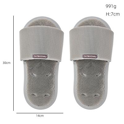 China All Natural Plant Foot Remover Seal Bathroom Foot Scrubber Spas Massage Exfoliate Slipper Silicone Shower Foot Cleaning Scrubber for sale