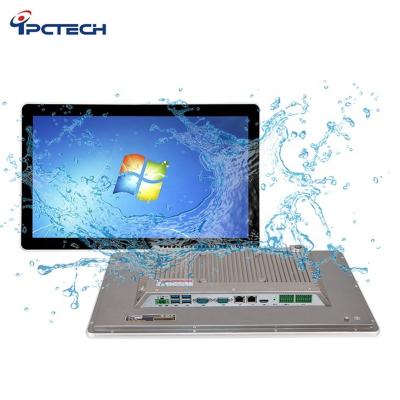 China Aluminum alloy 18.5 inch ipctech J1900/4200U/7200U/7500U capacitive cpu advantech industrial computer accessories for sale