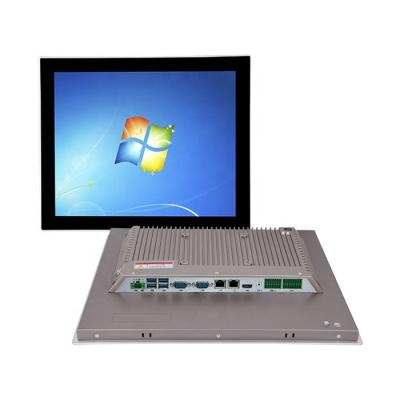 China Aluminum alloy 17 inch industrial ipctech J1900/4200U/7200U/7500U mini 4G/WiFi CPU support capacitive integrated compact panel PC ip65 for sale