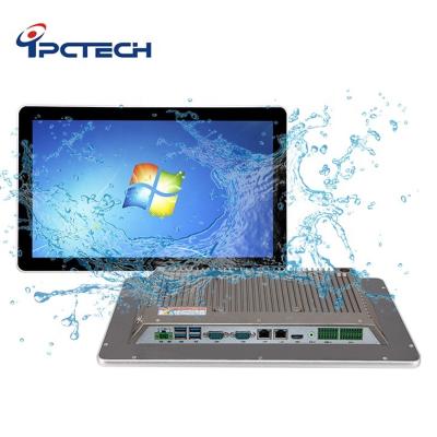 China Aluminum alloy 15.6 inch ipctech J1900/4200U/7200U/7500U capacitive cpu advantech industrial computer accessories for sale