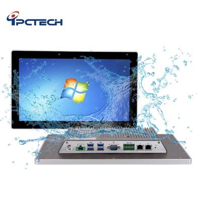 China Aluminum alloy 13.3 inch ipctech J1900/4200U/7200U/7500U capacitive cpu advantech industrial computer accessories for sale