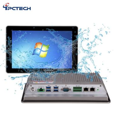 China ipctech J1900/4200U/7200U/7500U Aluminum Alloy 10.1inch Capacitive Mini Desktop Industrial CPU include cover touch screen comput for sale