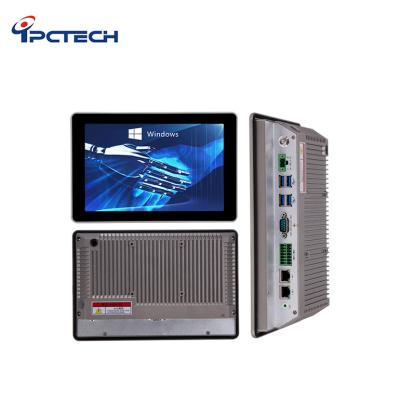 China Customization touch pc ipctech P101H i5 4200u aluminum alloy mini pc flat fanless industrial computer accessories caseadvantech fanless for sale