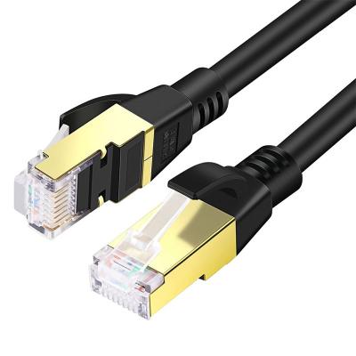 China Networking SFTP Lan Cable Cat8 Network Cable Rj45 Cat8 Patch Cord for sale