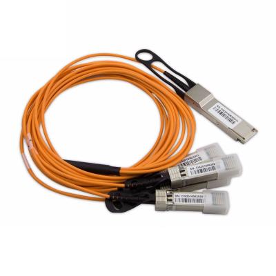 China Data center 40G MMF QSFP+ To QSFP+ AOC Active Optical Cable Transceiver for sale