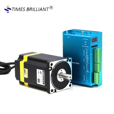 China China Low Price 8.5Nm NEMA 34 Closed Loop Stepper Motor With Driver Kit For CNC Machine 86EBP147ALC-TK0 for sale