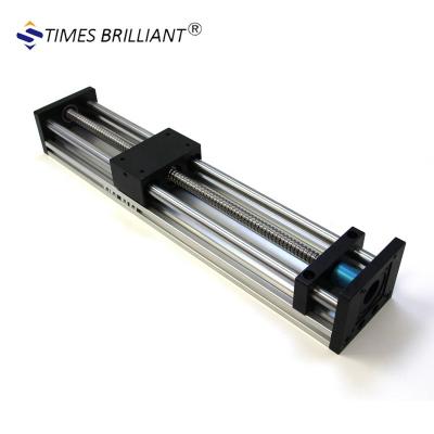 China machinery repair shops china factory price 80mm working length width 300mm ball screw cnc linear guide for laser cutting marking machine for sale