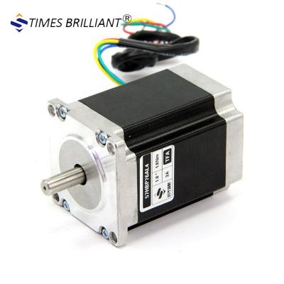 China China 2 phase nema23 Hybrid stepper motor for CNC machine torque1.8Nm and current 3A 57HBP76AL4 for sale