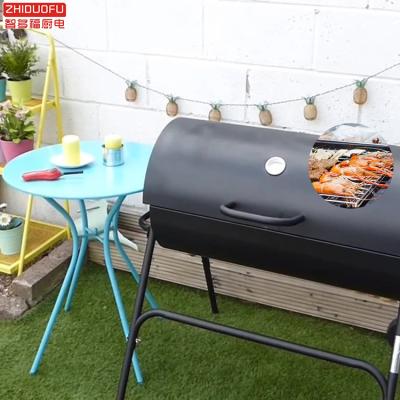 China Easily Cleaned Heavy Barrel Charcoal Party BBQ BBQ Garden Grill Smoker with Ash Catcher Easy To Clean for Vacation for sale