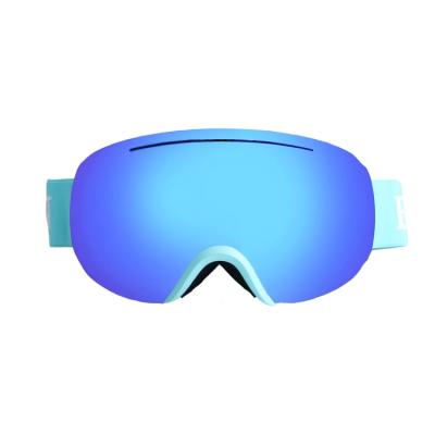 China Ski goggles over the 2021 large spherical glass wind ski and mountaineering goggles new sports glass glasses adult double-layer anti fog for sale