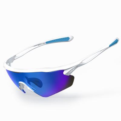 China Interchangeable Half Frame Bicycle Sunglasses Sports Bike Sunglasses Sports Eyewear Glasses Cycling Fishing Polarized Sunglasses Men Women HB502 for sale