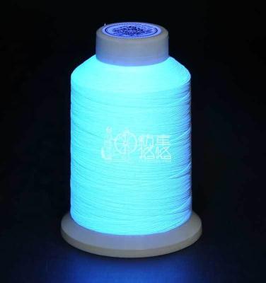 China Water Resistant 108/2 High Quality Fluorescent Sunlight/Ultraviolet Anti-Faux Thread Glow in Natural Light for Embroidery for sale