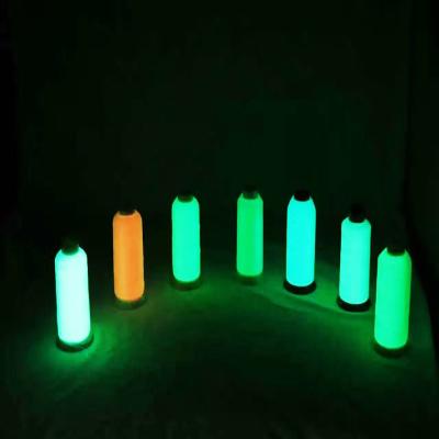 China Polyester Quality Elastic Colored High Light Glow In The Dark Thread For Embroidery for sale