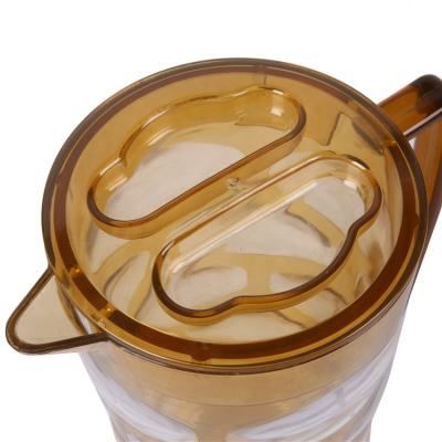 China Customizable Wholesale Viable Ramadan Water Jug Food Grade Drinking Water Transparent Plastic Jug With 6 Cups for sale