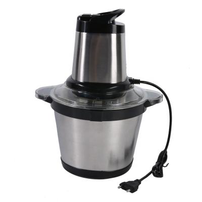 China 304 Stainless Steel Motor 500W Pure Copper Food Vegetable Chopper 304 Stainless Steel Small Electric Chopper 4L for sale