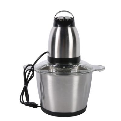 China Thicken Hot Selling 304 Stainless Steel Thicken 304 Stainless Steel Food Chopper Pure Copper Motor 3L Electric Vegetable Chopper With Mixing Blades for sale