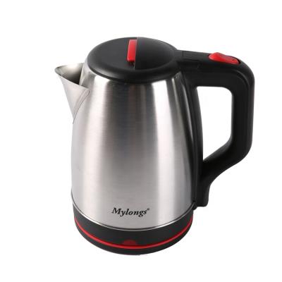 China 360 Base 304 Degree Stainless Steel Electric Kettle 2L Rotation Style 2000W Classic Home Electric Kettle for sale