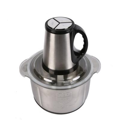 China 304 Stainless Steel Home Food Processor 304 Stainless Steel 4L Kitchen 4L Electric Cleaver 600W Automatic Mincing Machine for sale