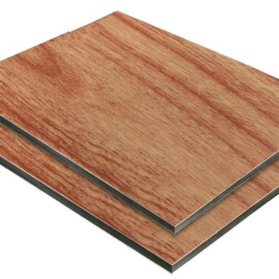 China Building Material Wood Texture Plastic Composite Sheet Panels Exterior Wall Cladding for sale