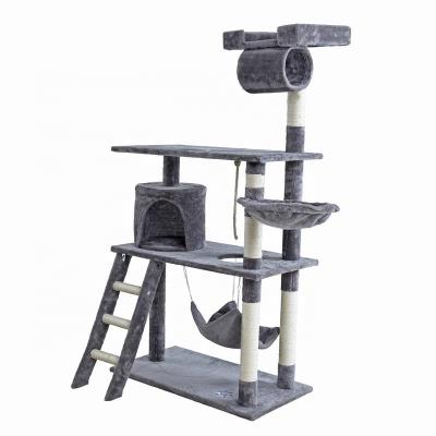 China 140 cm Viable Regular Three Level - Sleeping Platform HAMMOCK Pet Toy CAT TREE for sale