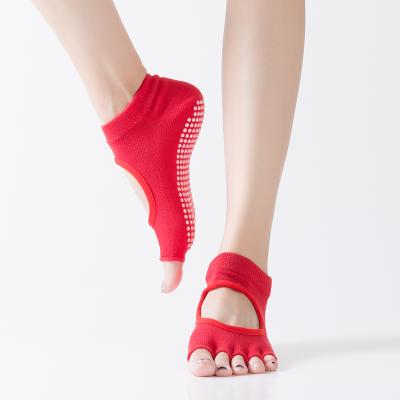 China Sporty Custom Yoga Socks For Women Quick-drying Ballerina Adult Yoga Sock for sale