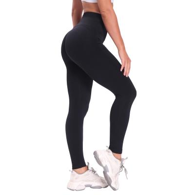 China 2021 Breathable Wholesale Custom Made Women Booty Lifting High Waisted Workout Yoga Gaiters And Seamless Yoga Pants for sale