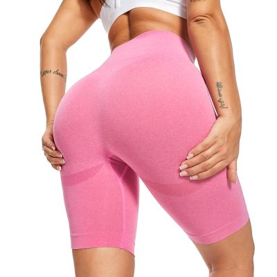 China Pocket Lifting Running Women's Side Running Solid Color Fitness Hip Pants Yoga Shorts Gym Sets123456 for sale