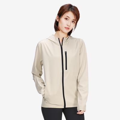 China New autumn and winter outdoor sports jacket women's antibacterial leisure sports slim jacket fitness yoga running jacket long sleeve for sale