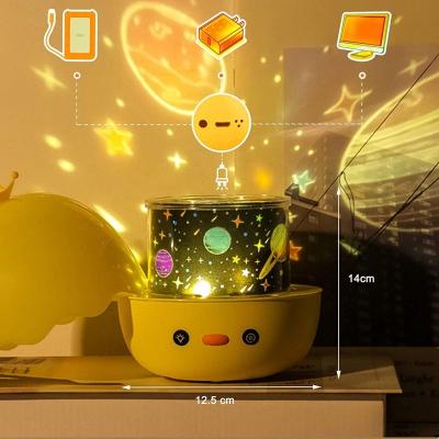 China Best Selling Led Night Light Children Kids Led Star Night Light Crown Duck Projector Night Light Home Decorations Table Lamp for sale