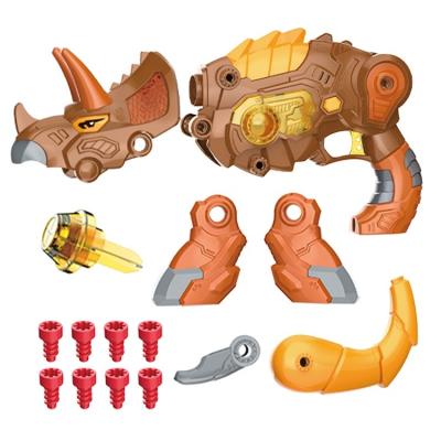 China 2022 hot sale electronic toy children disassemble to play set children educational toys diy set to disassemble dinosaur toy for sale