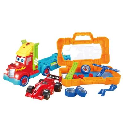 China Judge Me Function Playset Assembly Car Take To STEM Early Apart Preschool Kit Educational Toys For Kid 661-194 for sale