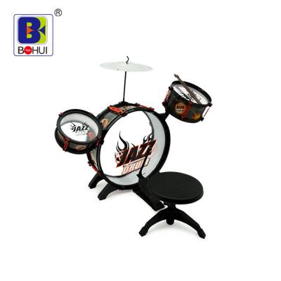 China Good Selling Non-electric Musical Instrument Toy Set Music Ids Jazz Children's Drum Baby's Drum for sale