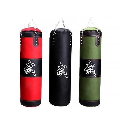 China Comfortable And Durable Punch Boxing Sandbag Boxing Heavy Punch Bag With Chain Metal Hook Carabiner Fitness Training Hook Kick Fighting Taekwondo for sale