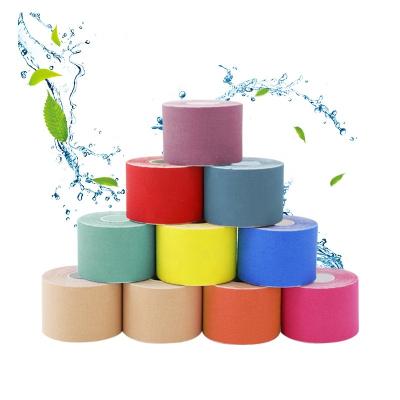 China Customized Breathable Animal Color Free Size Kinesiology Muscle Elastic Bandage Cotton+Spandex With Peppermint Smelling Paste for sale