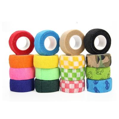 China 60%Nonwoven+35%Glue+5% Medical Elastic Cohesive Horse Bandages Cohesive Bandage Rolls 10CM*4.5M Vet Horse Wrap for sale