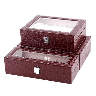 China Smart Watch Box Classic Leahter PU Smart Watch Travel Organizer Watch Storage Packaging Boxes Watch Box Luxury for sale