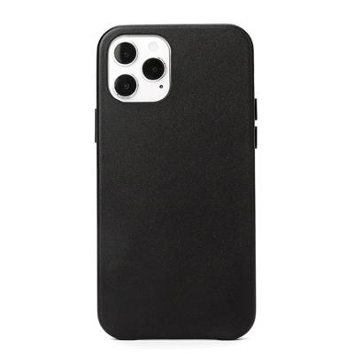 China Wholesale Vegan Phone Cover Girl Black Leather Phone Case Volume Shockproof For iPhone 11 12 13 Pro Max for sale