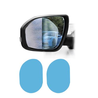 China Fanshion High Quality Car Glass Rainproof Fog Film Driving Waterproof Rearview Mirror Protect Rain Shield Film for sale