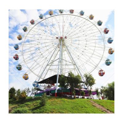 China 30m Large Amusement Park Rides Plastic Playground Rides Wonder Wheel Height Outdoor Ferris Wheel for sale