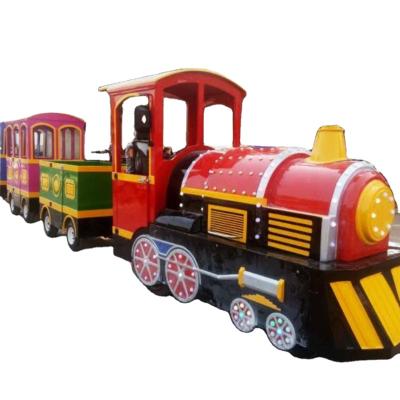 China 8*10m Theme Park Tourist Attraction Animal Kiddie Electric Trackless Train For Sale for sale