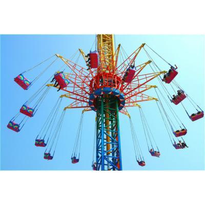 China China Manufacturer Supply Plastic Amusement Drop Ride Ride Thrilling Swing Flight Ride For Sale for sale